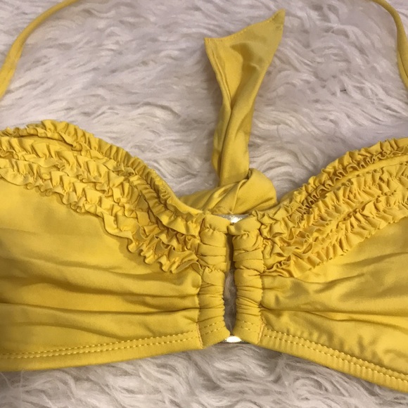 Yellow two piece swimsuit by Kenneth Cole size medium - Picture 3 of 9